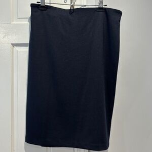 Philosophy Navy Midi Skirt, size 14